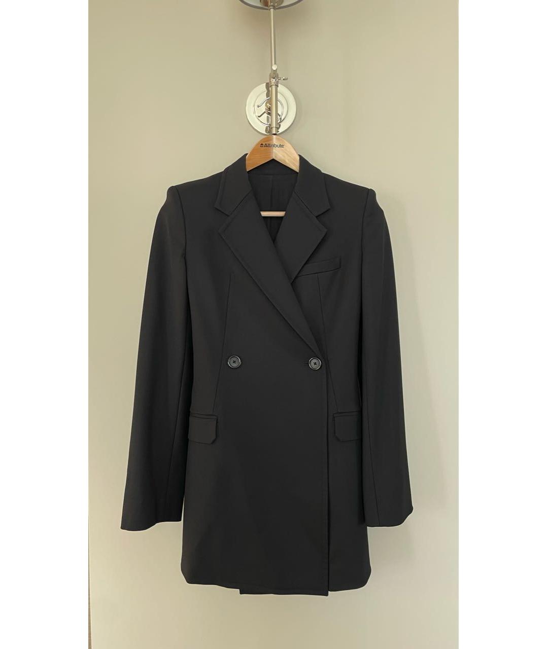 HELMUT LANG Черный шерстяной жакет/пиджак, фото 5