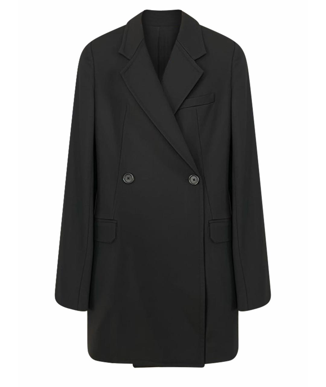 HELMUT LANG Черный шерстяной жакет/пиджак, фото 1