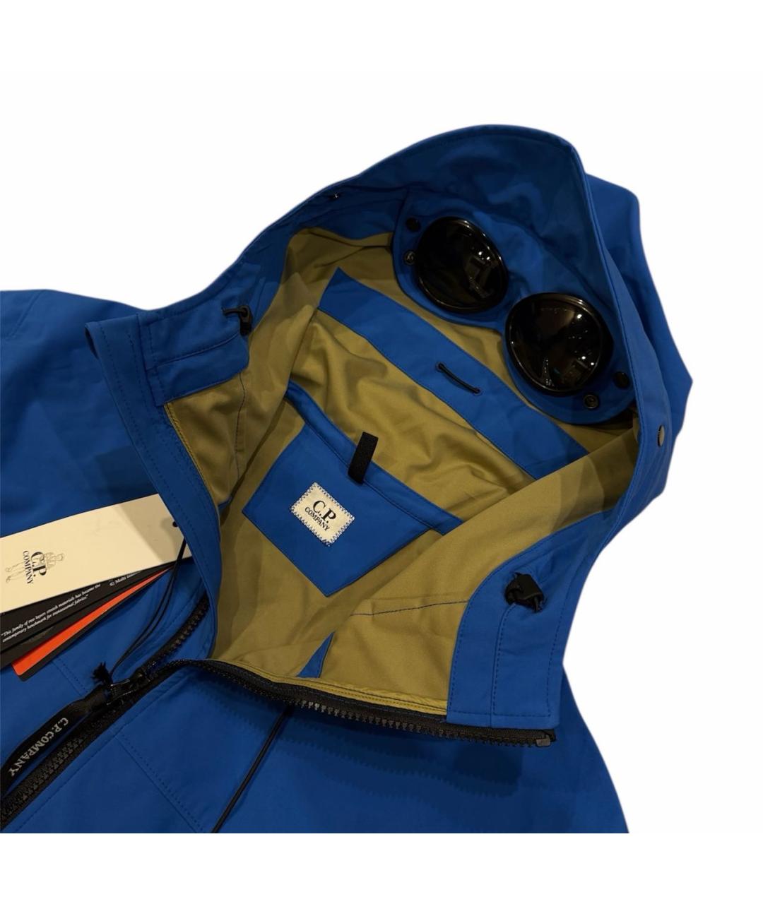 CP COMPANY Синяя полиамидовая куртка, фото 3