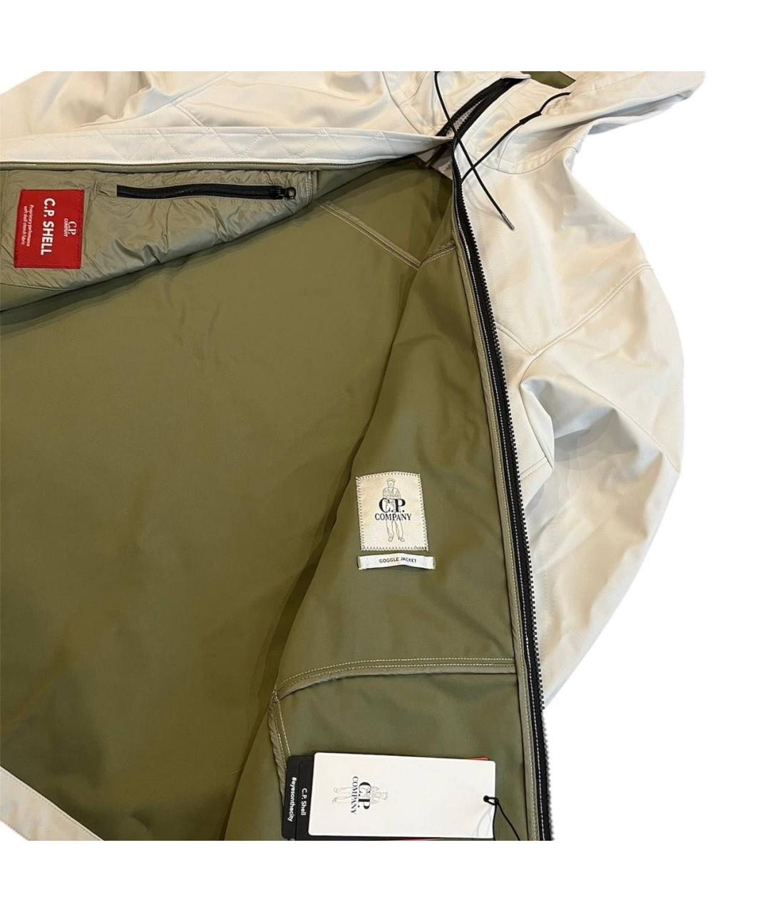 CP COMPANY Белая полиамидовая куртка, фото 5