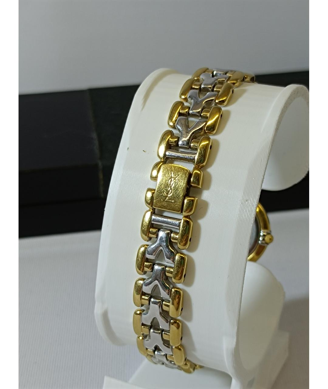 SAINT LAURENT Серебряные металлические часы, фото 5