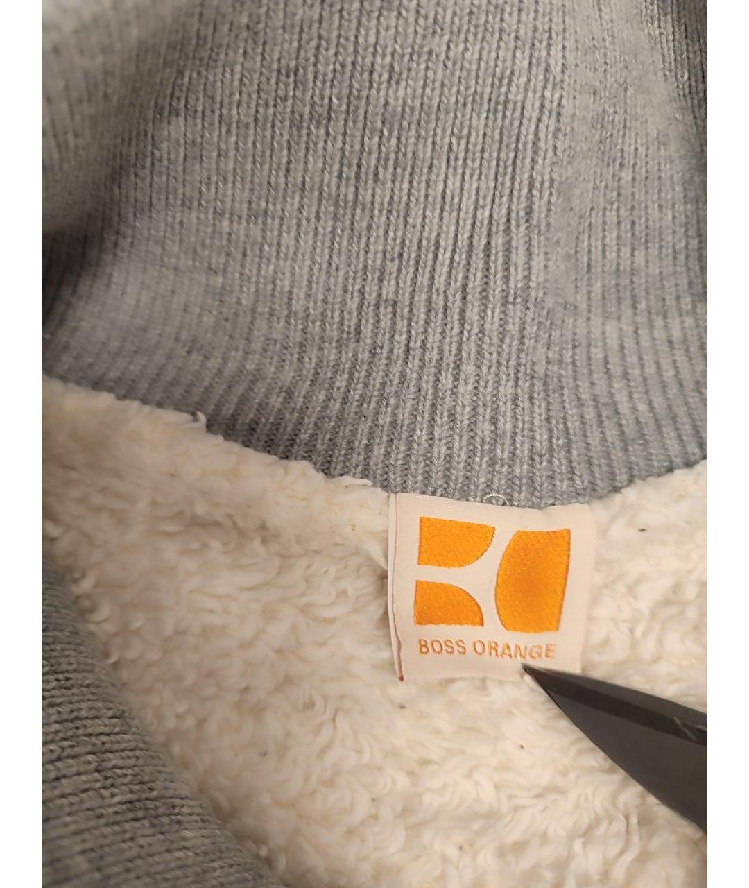 HUGO BOSS Серая хлопковая куртка, фото 3