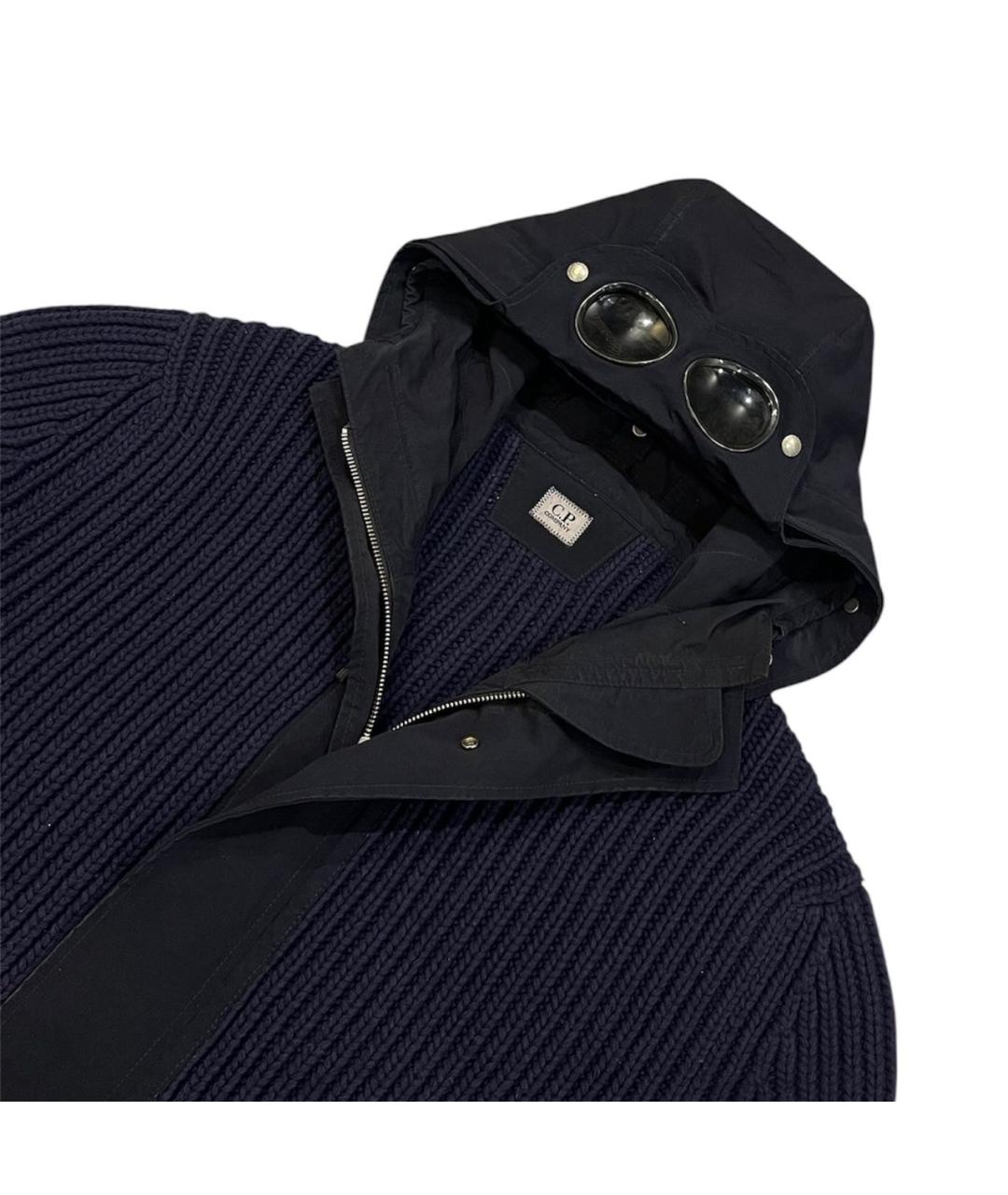 CP COMPANY Темно-синяя шерстяная куртка, фото 2