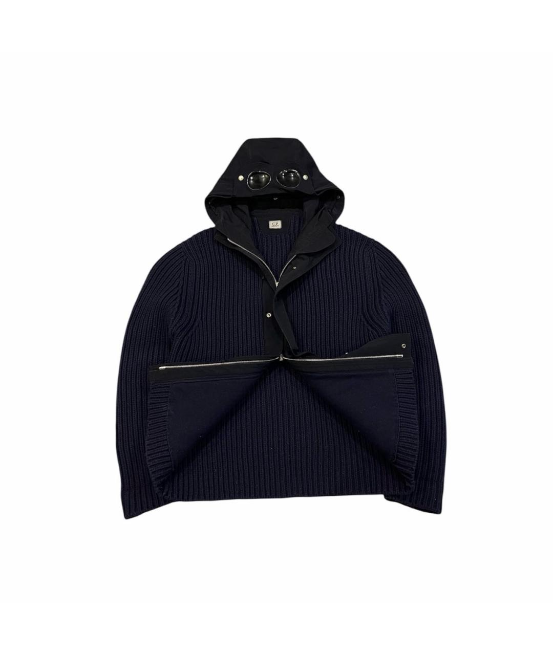 CP COMPANY Темно-синяя шерстяная куртка, фото 3