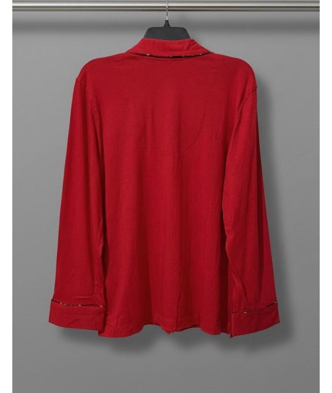 RALPH LAUREN Красная вискозная пижама, фото 7