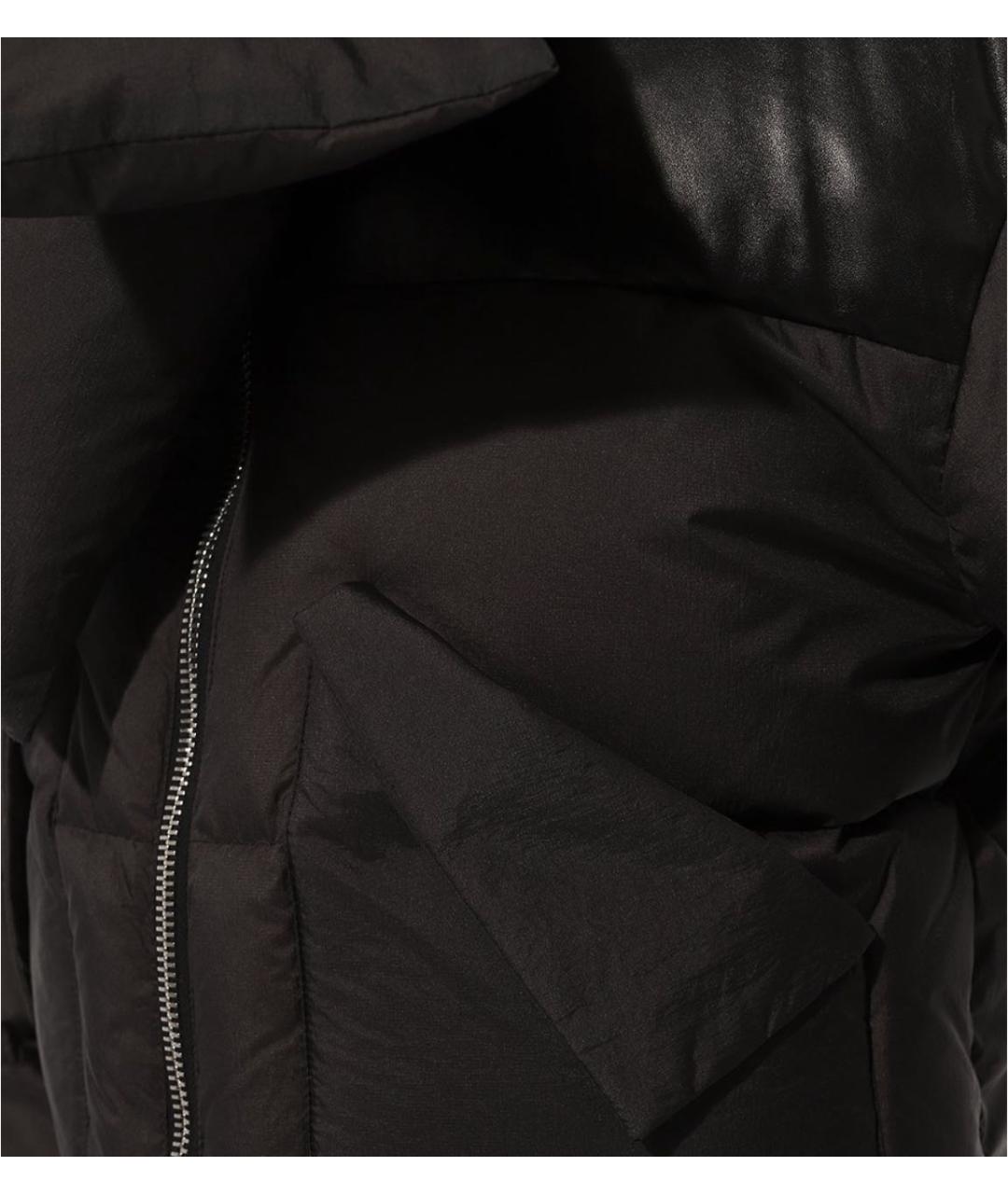 DROME Черный кожаный пуховик, фото 4