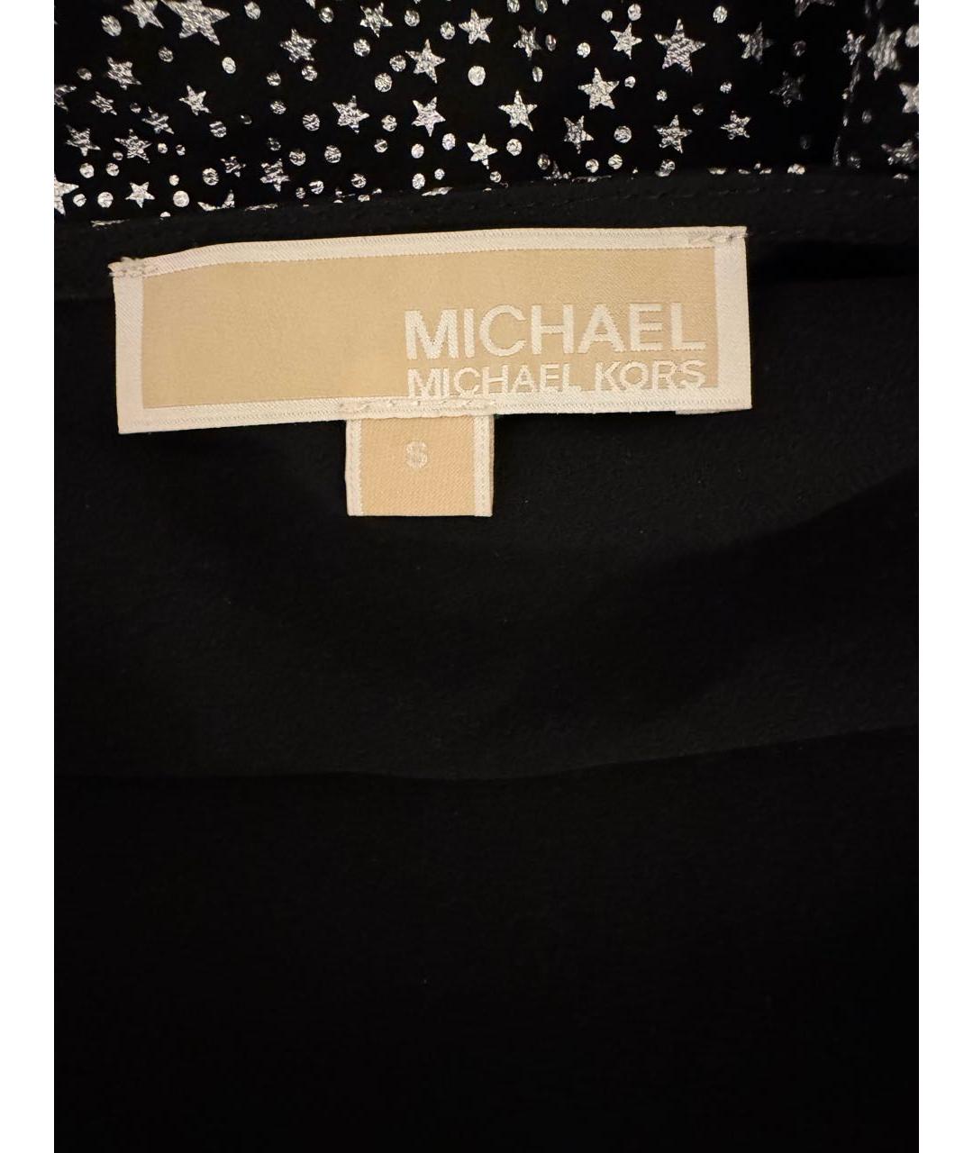 MICHAEL KORS Черное полиэстеровое коктейльное платье, фото 3