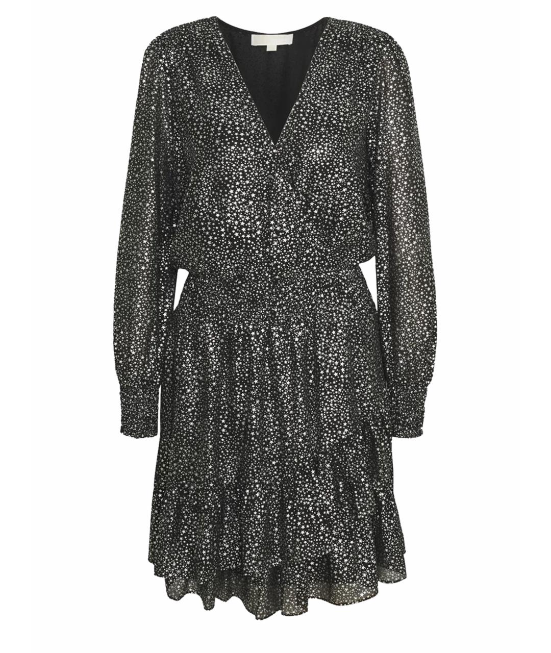 MICHAEL KORS Черное полиэстеровое коктейльное платье, фото 1