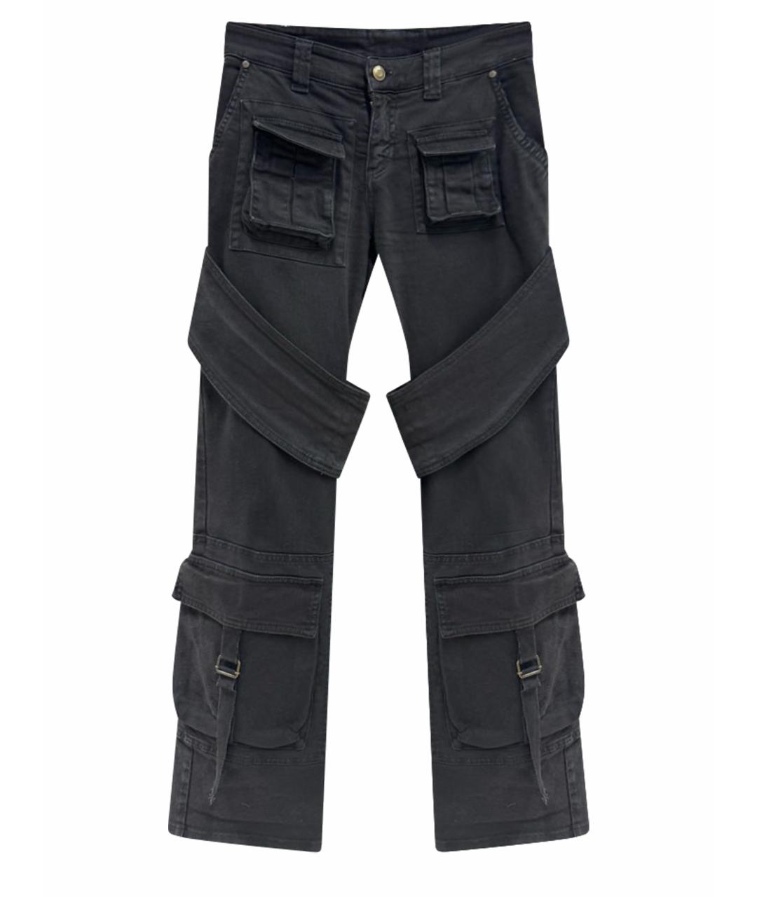 BLUMARINE Черные прямые джинсы, фото 1