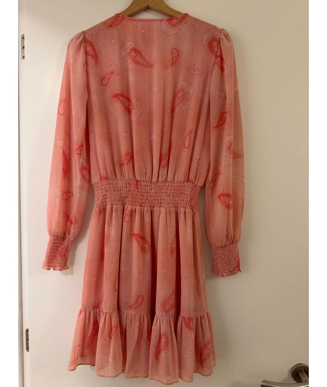 MICHAEL KORS Коралловое полиэстеровое коктейльное платье, фото 2