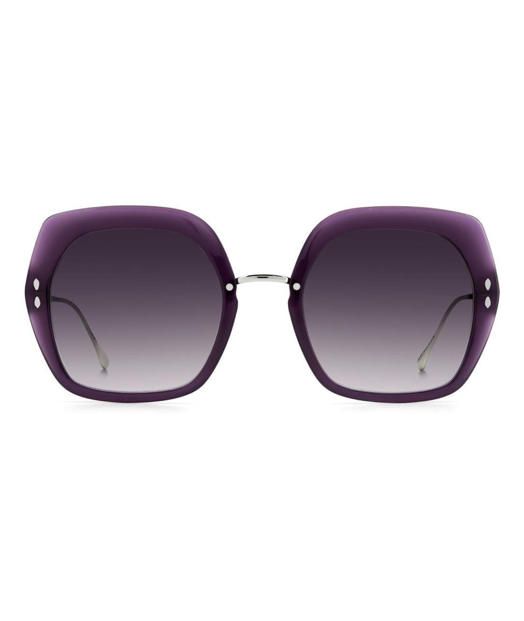 ISABEL MARANT Фиолетовые пластиковые солнцезащитные очки, фото 2