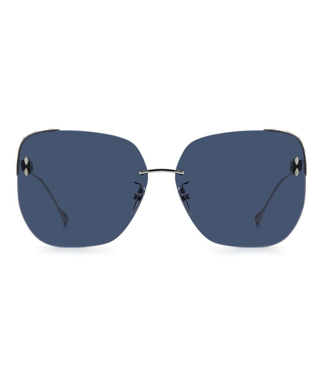 ISABEL MARANT Серые металлические солнцезащитные очки, фото 2