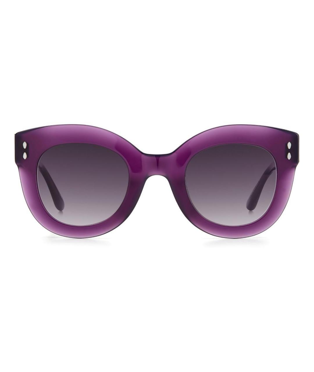 ISABEL MARANT Фиолетовые пластиковые солнцезащитные очки, фото 2