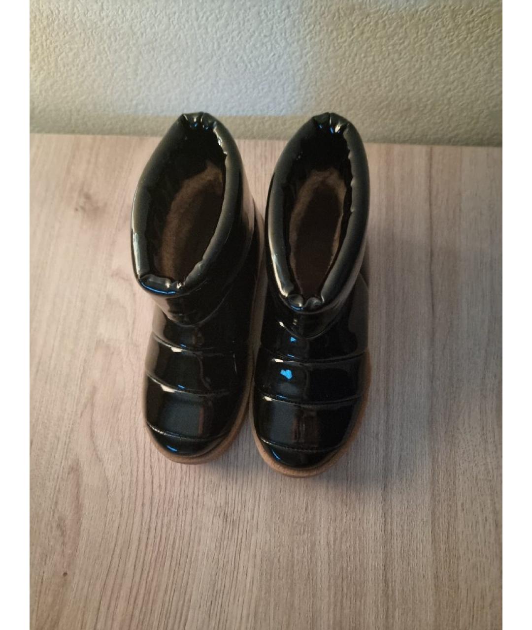 SOLACE LONDON Черные резиновые сапоги, фото 3