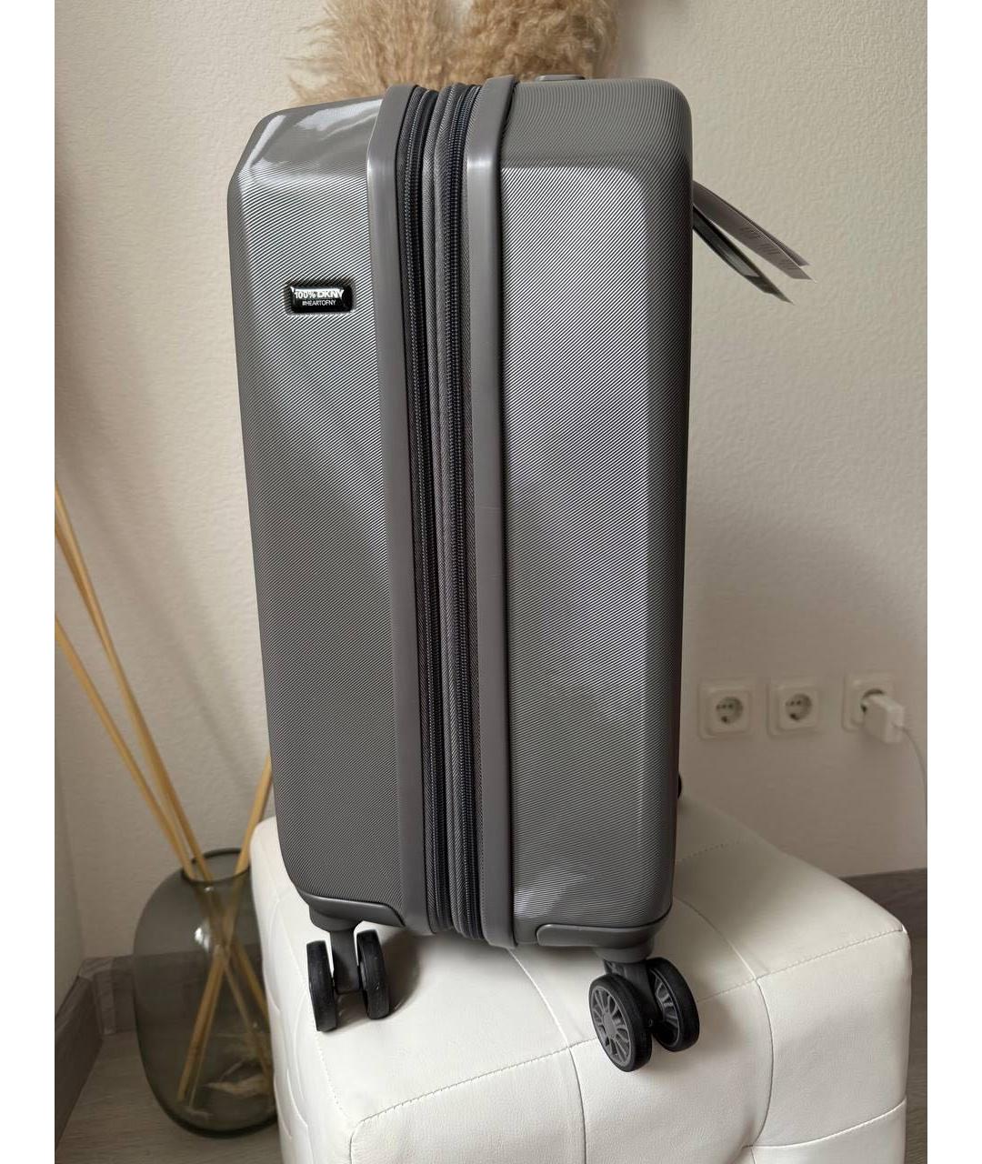 DKNY Серый чемодан, фото 2