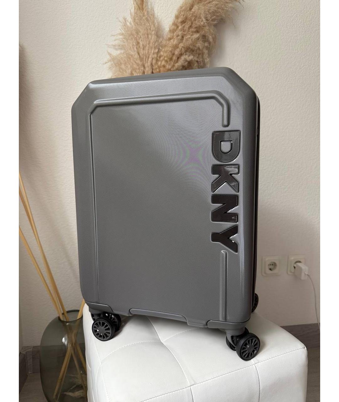 DKNY Серый чемодан, фото 8