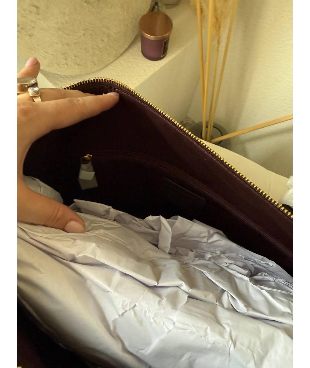 COACH Коричневая сумка тоут из искусственной кожи, фото 3