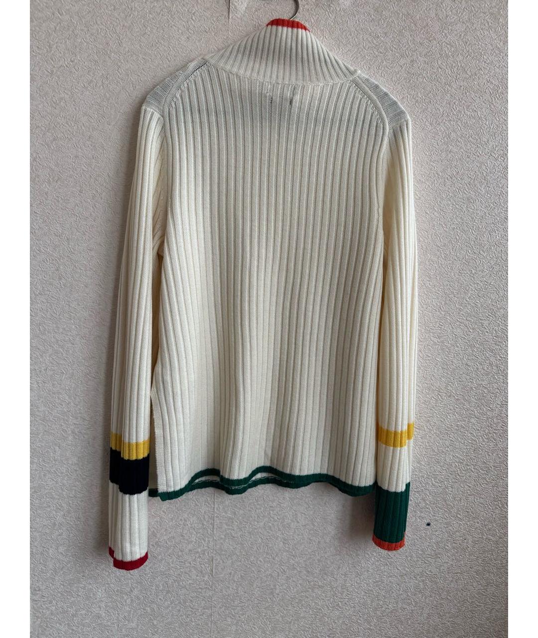 POLO RALPH LAUREN Белый шерстяной джемпер / свитер, фото 2