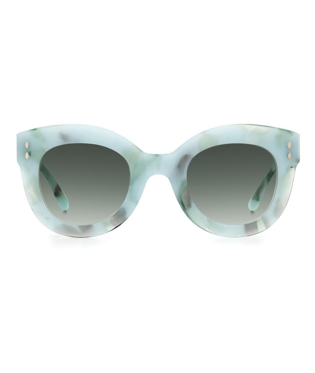ISABEL MARANT Зеленые пластиковые солнцезащитные очки, фото 2