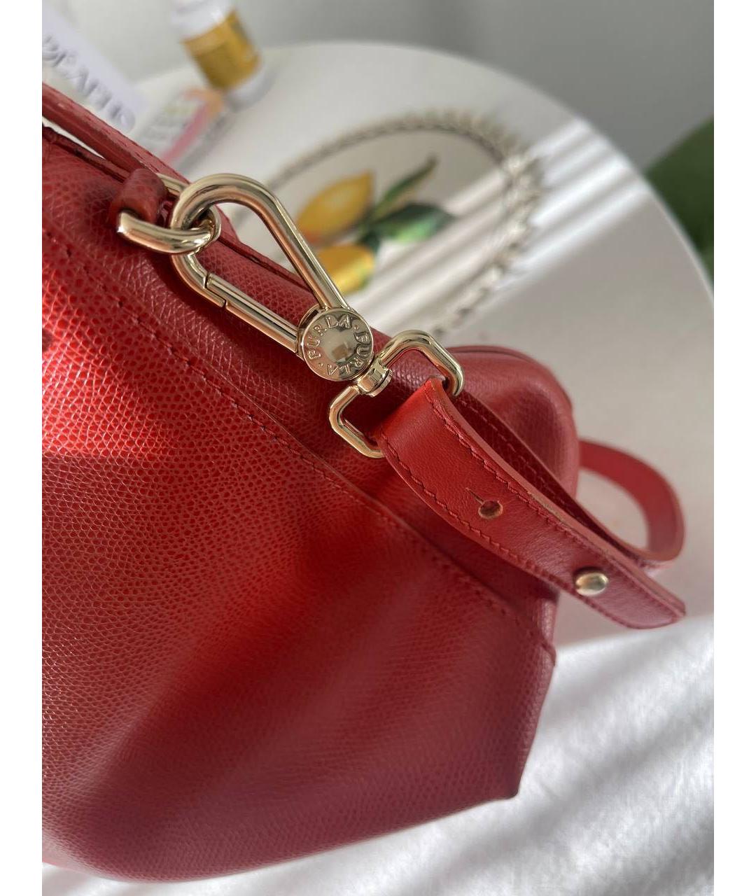 FURLA Оранжевая кожаная сумка через плечо, фото 4