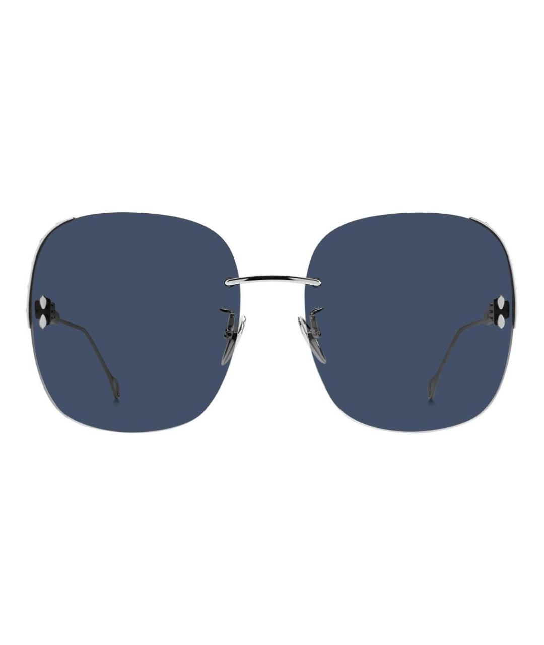 ISABEL MARANT Серебряные металлические солнцезащитные очки, фото 2