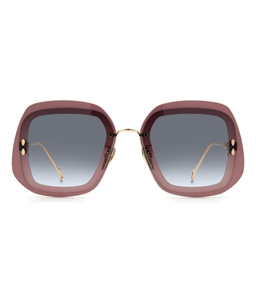 ISABEL MARANT Золотые металлические солнцезащитные очки, фото 2