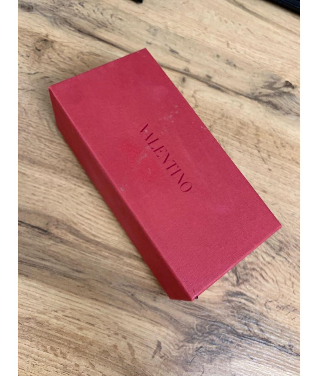 VALENTINO Антрацитовые металлические солнцезащитные очки, фото 4