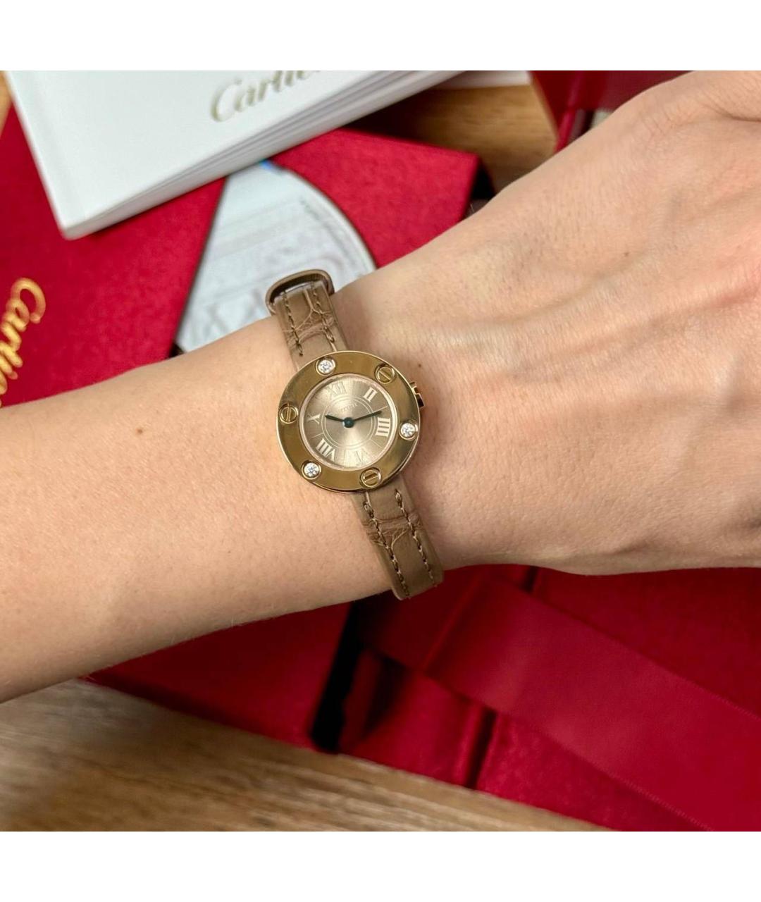 CARTIER Золотые часы из розового золота, фото 6