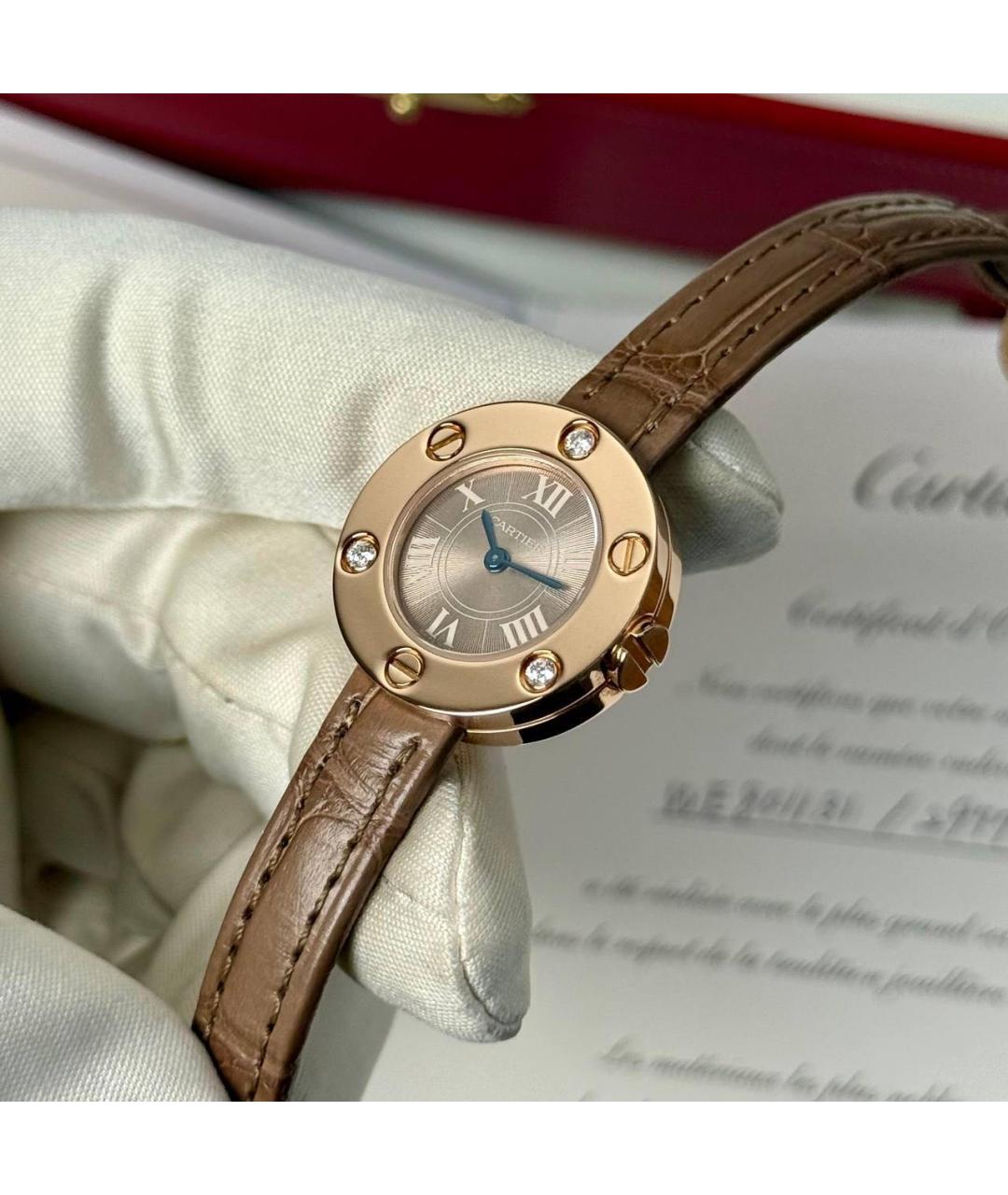 CARTIER Золотые часы из розового золота, фото 2