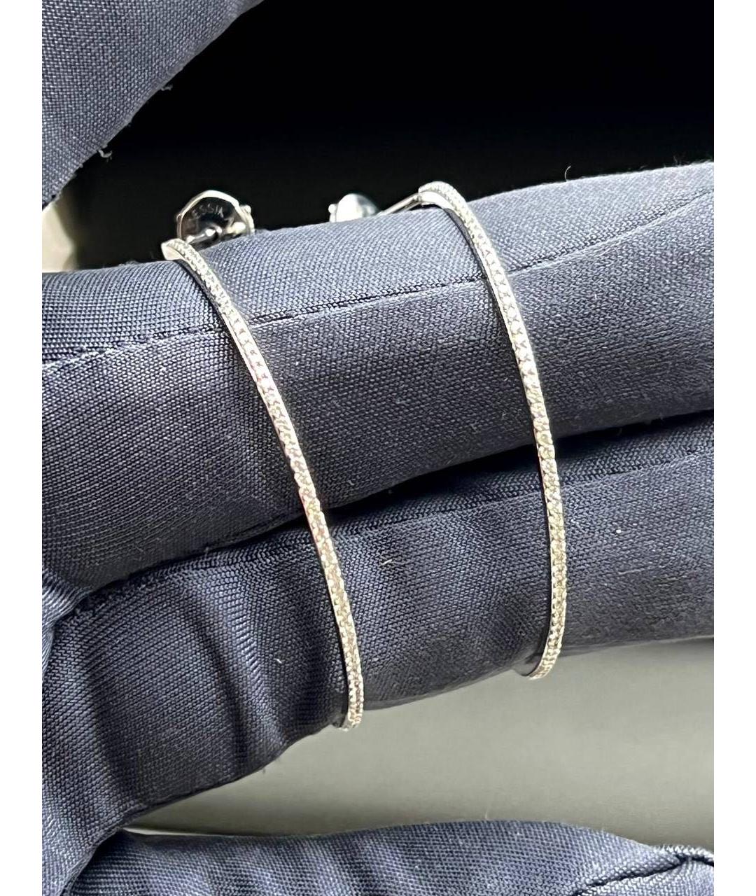 MESSIKA Серебряные серьги из белого золота, фото 2