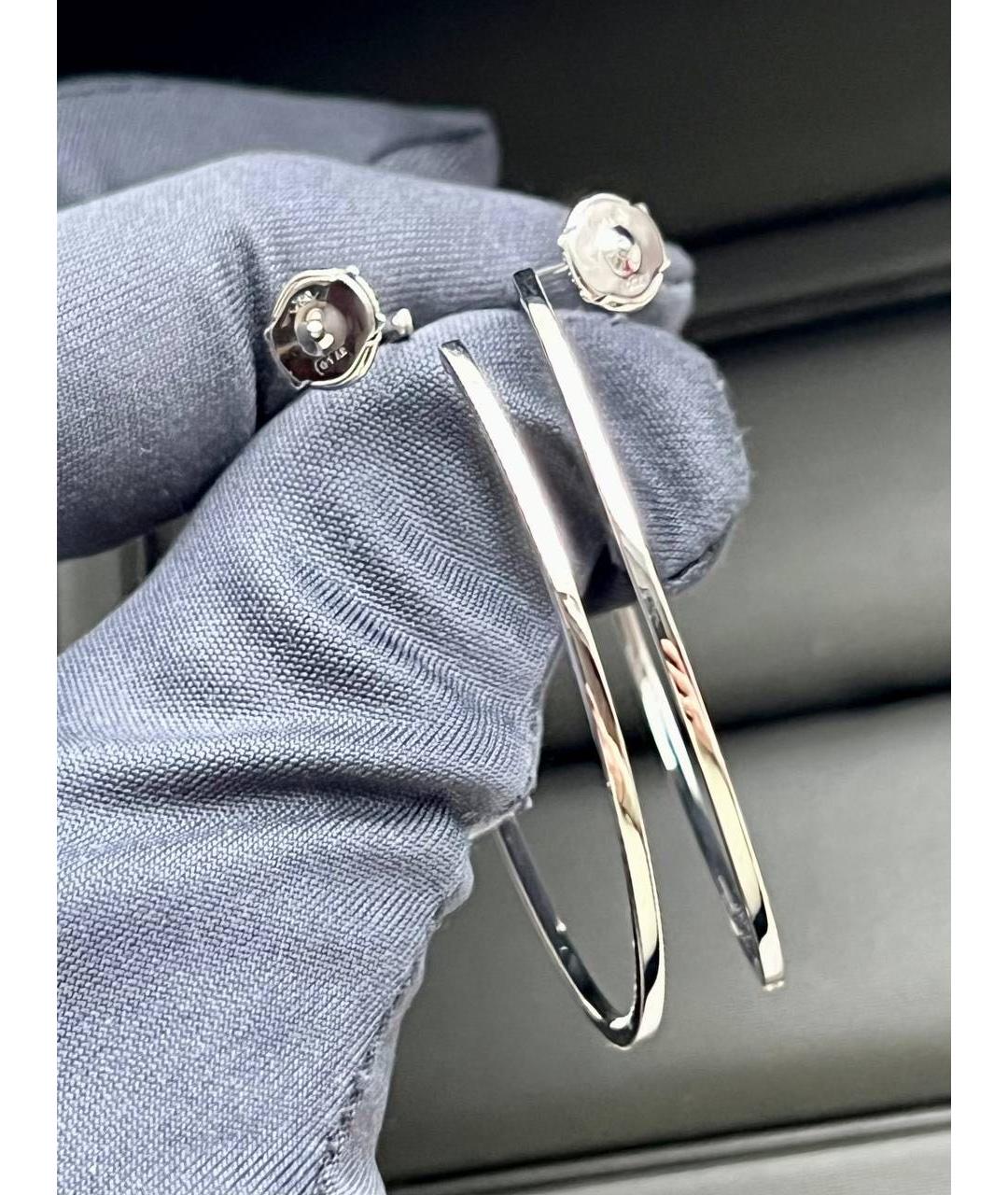 MESSIKA Серебряные серьги из белого золота, фото 4