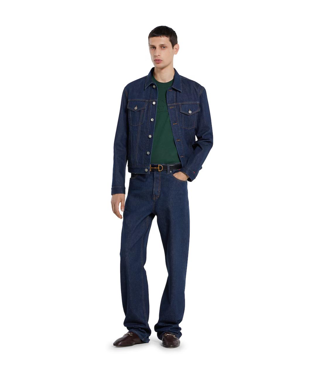 GUCCI Зеленая хлопковая футболка, фото 2