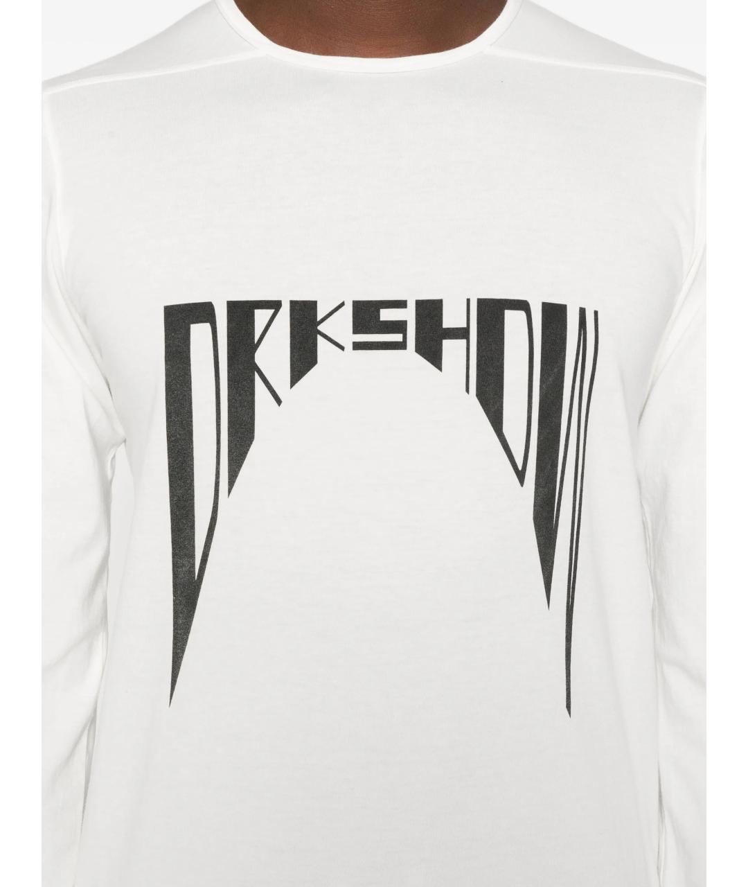 RICK OWENS DRKSHDW Белая хлопковая футболка, фото 5