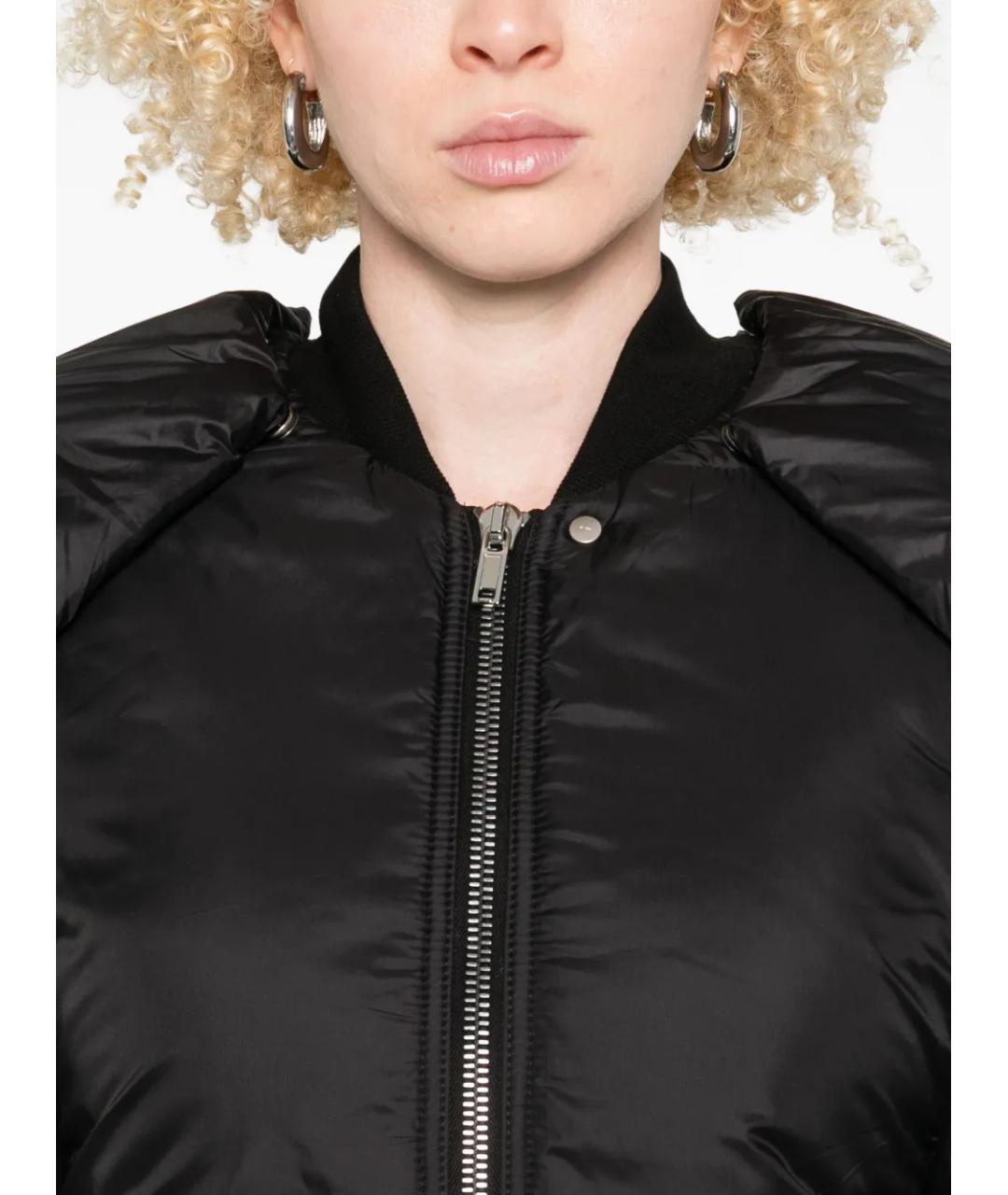 RICK OWENS DRKSHDW Черный полиамидовый пуховик, фото 5