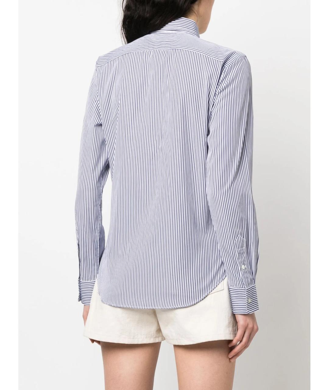 POLO RALPH LAUREN Синяя хлопковая рубашка, фото 4