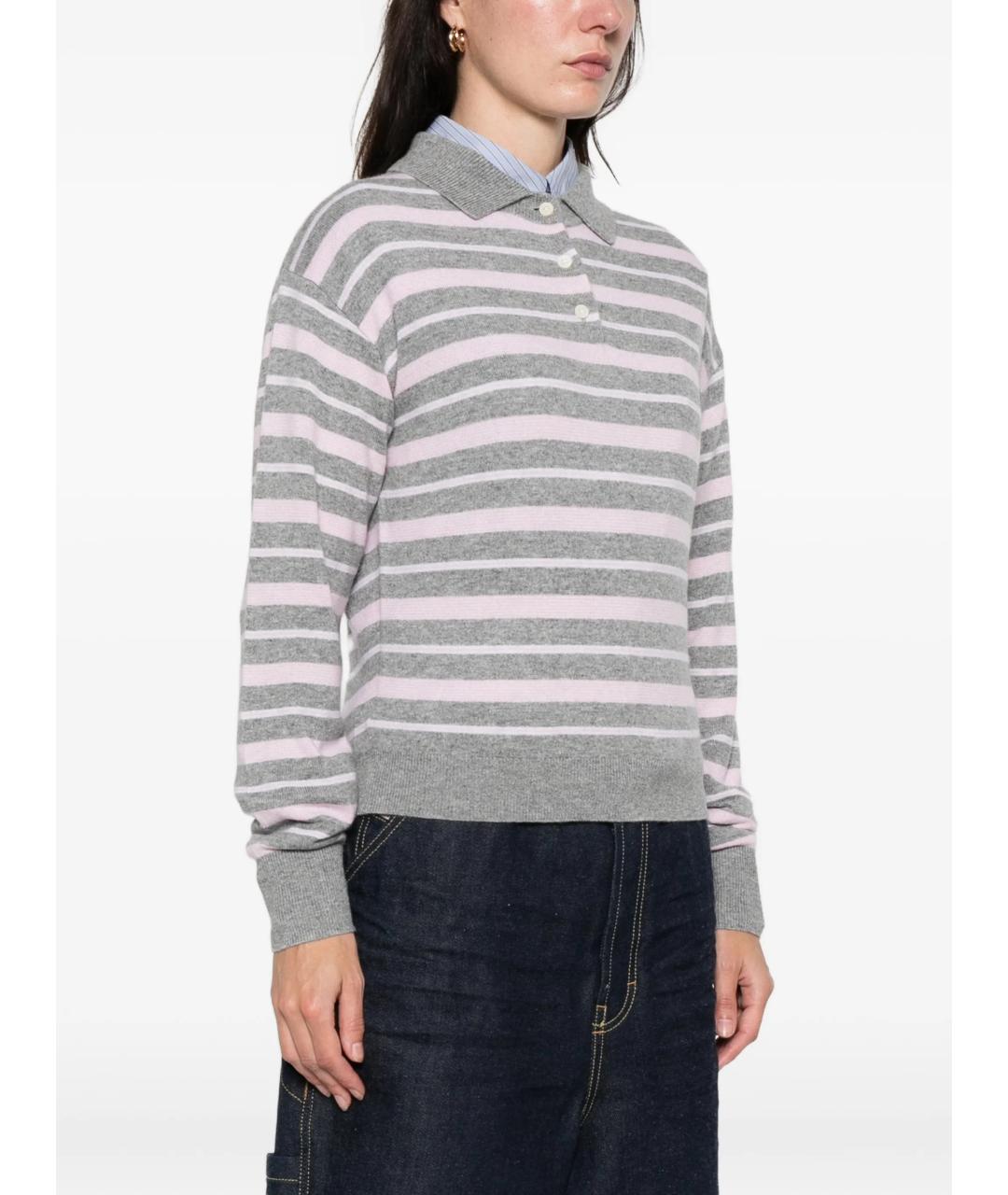 GUEST IN RESIDENCE Серый кашемировый джемпер / свитер, фото 3