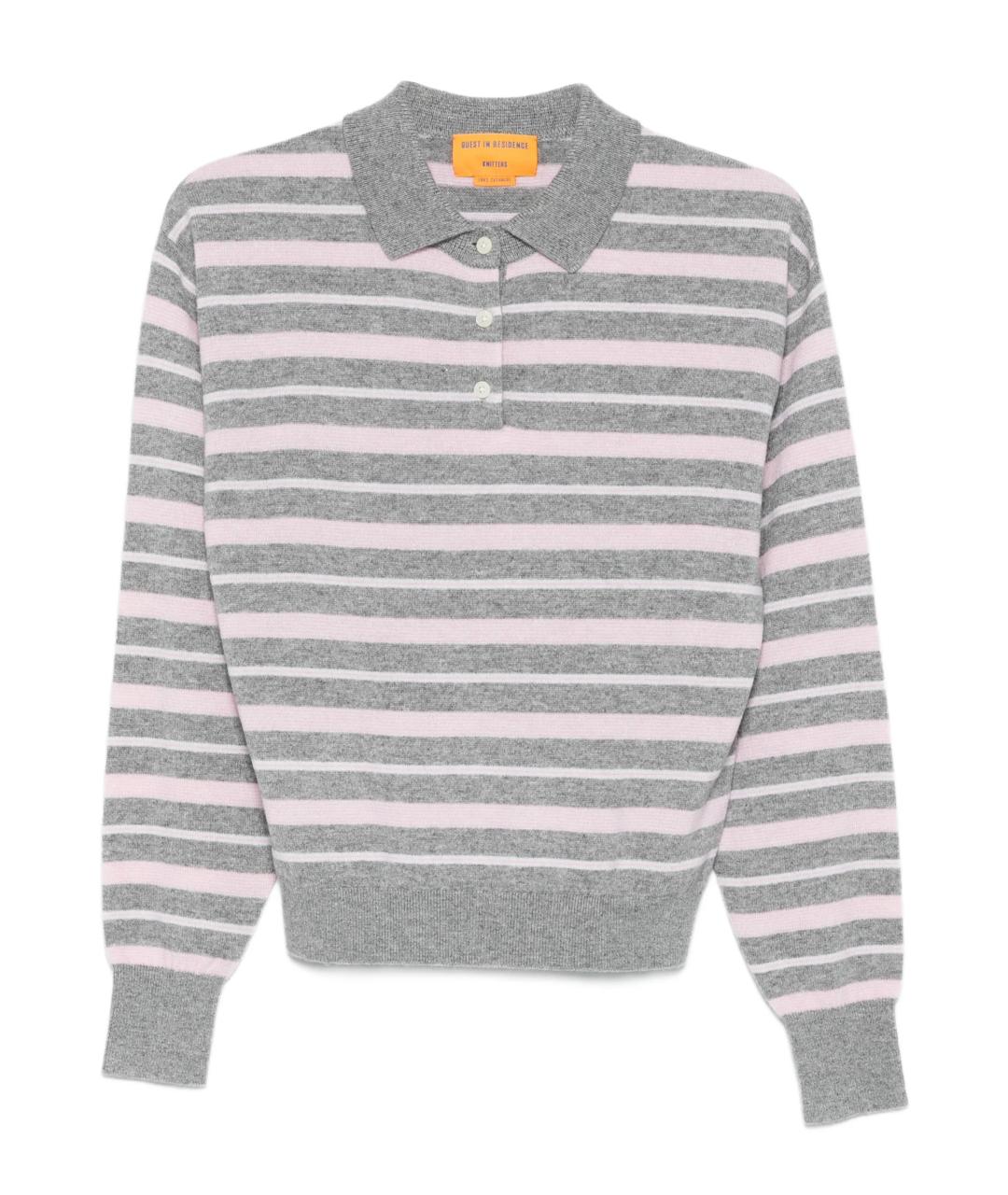 GUEST IN RESIDENCE Серый кашемировый джемпер / свитер, фото 1