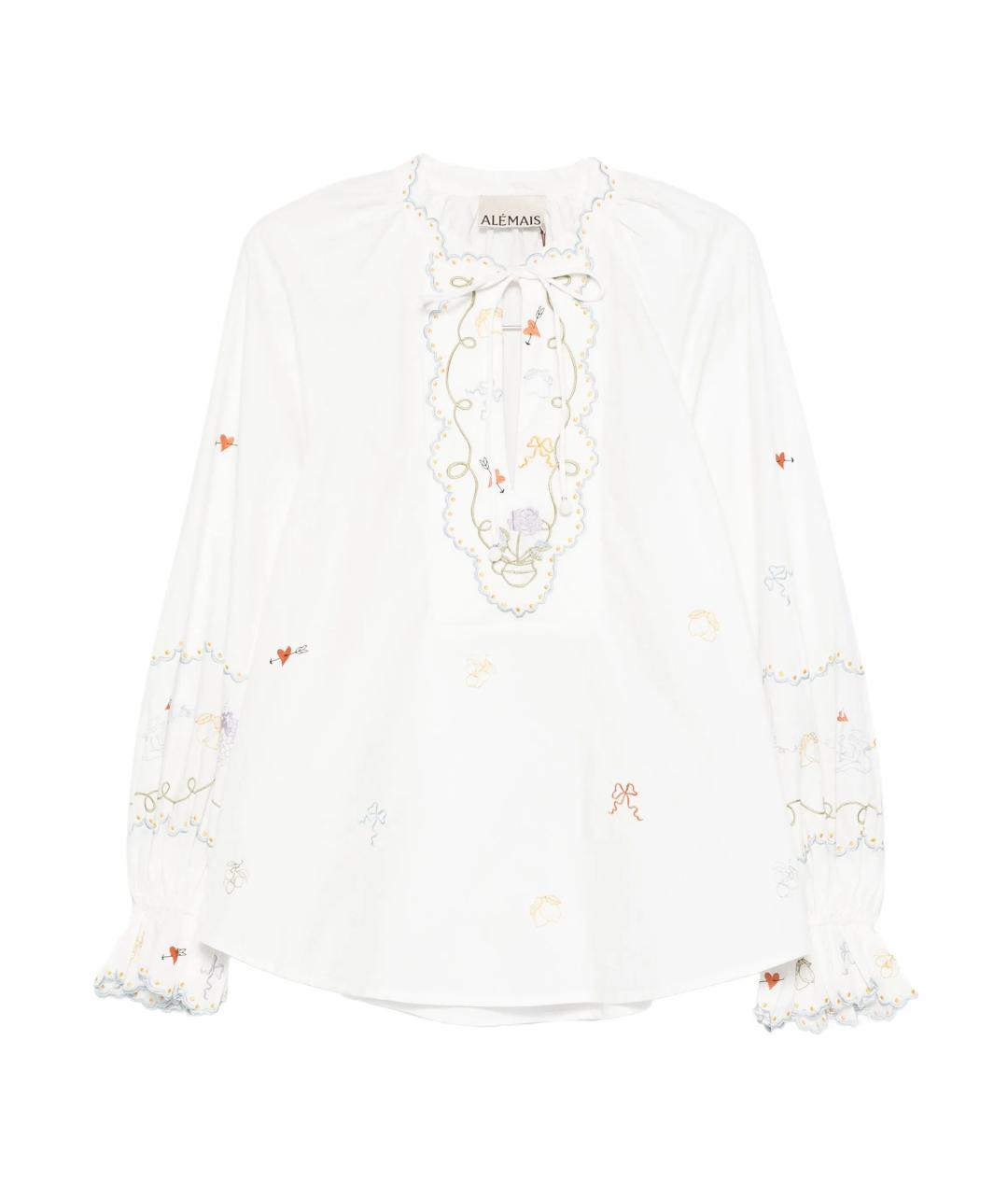 Alemais Белая хлопковая рубашка, фото 1