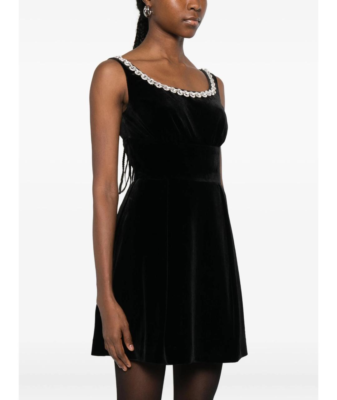 SELF-PORTRAIT Черное полиэстеровое вечернее платье, фото 3