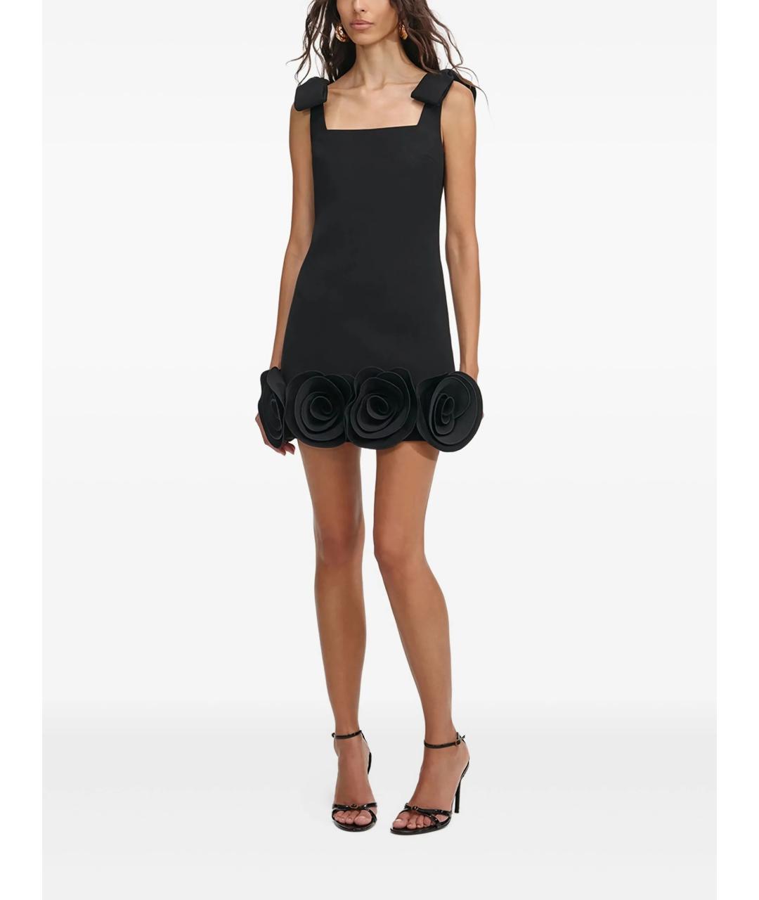 SELF-PORTRAIT Черное полиэстеровое вечернее платье, фото 2