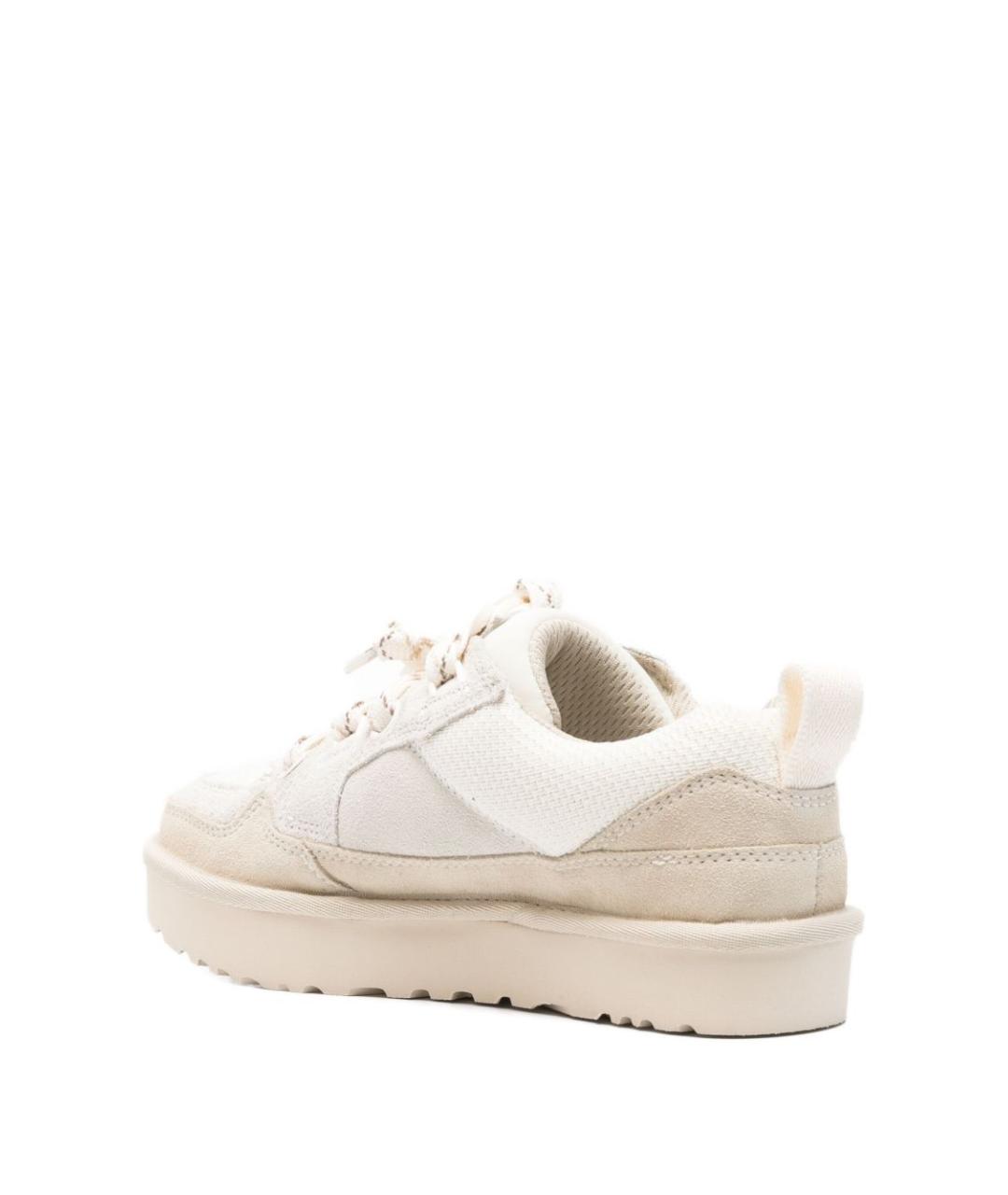 UGG AUSTRALIA Белые кожаные кроссовки, фото 3