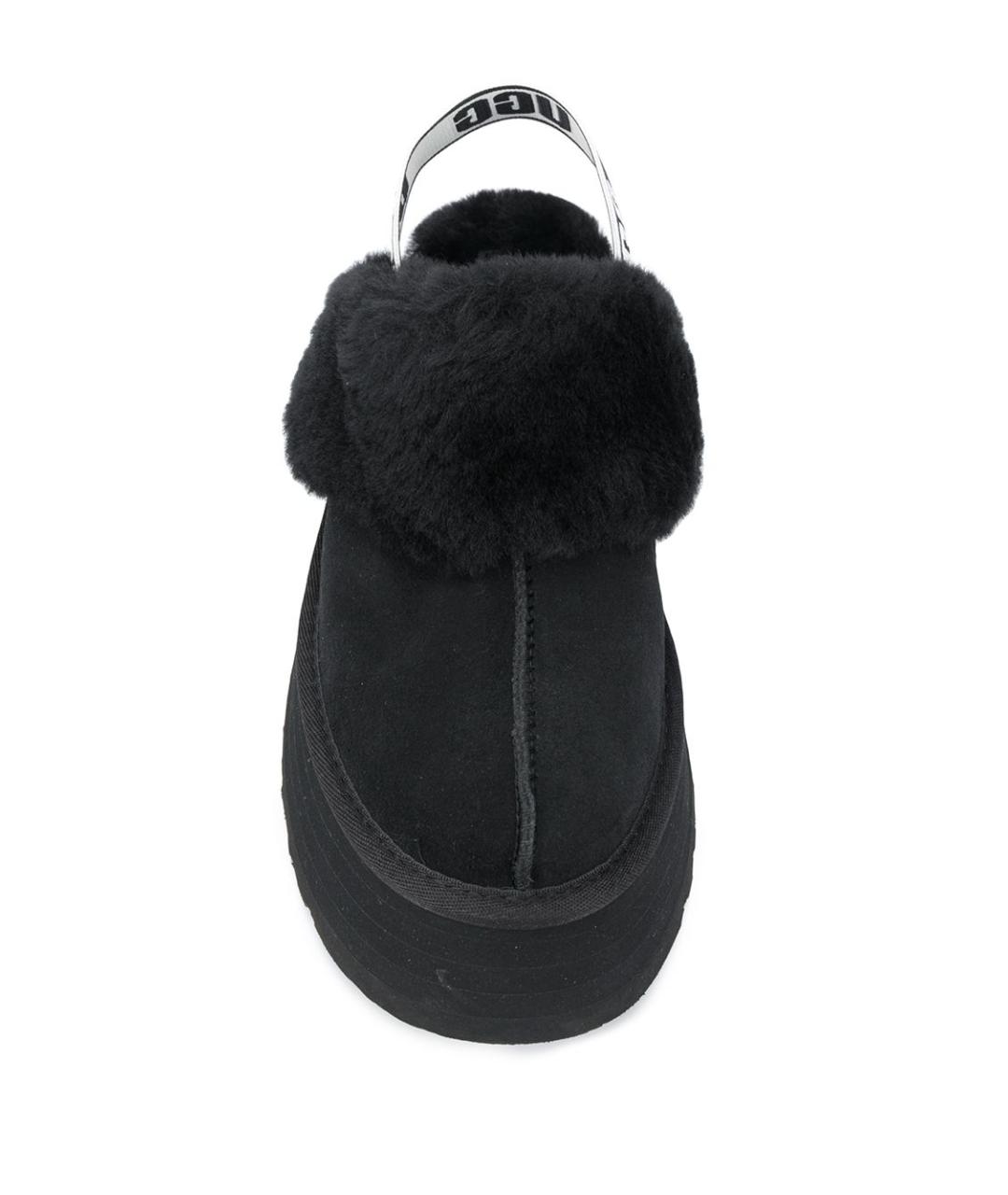 UGG AUSTRALIA Черные кожаные сандалии, фото 4