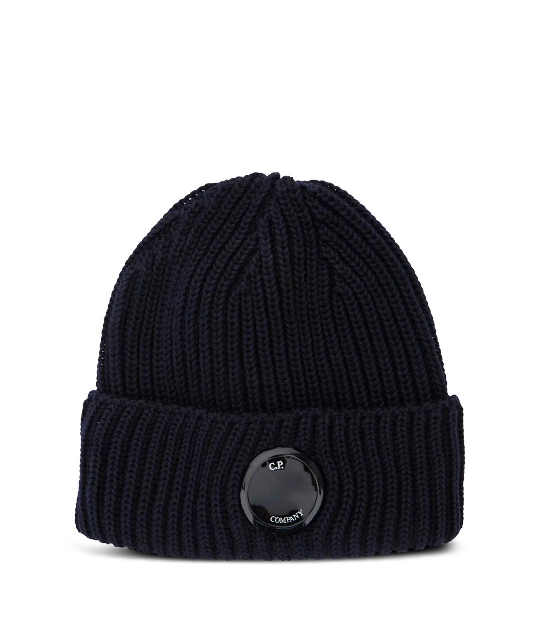 CP COMPANY Синяя шерстяная шапка, фото 1