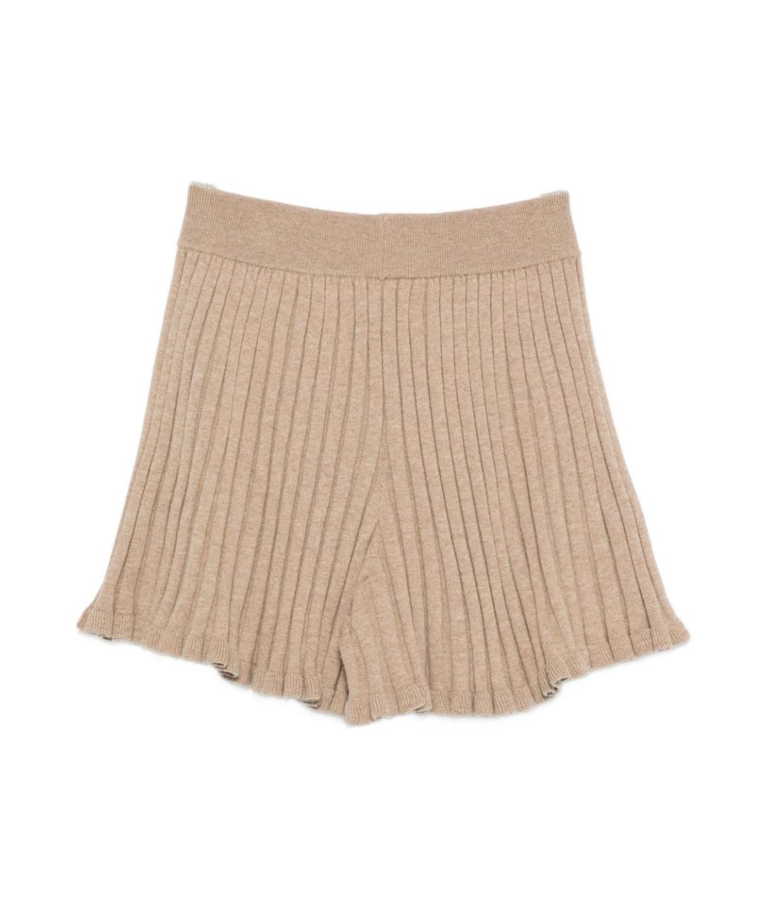 LISA YANG Бежевые хлопковые шорты, фото 2