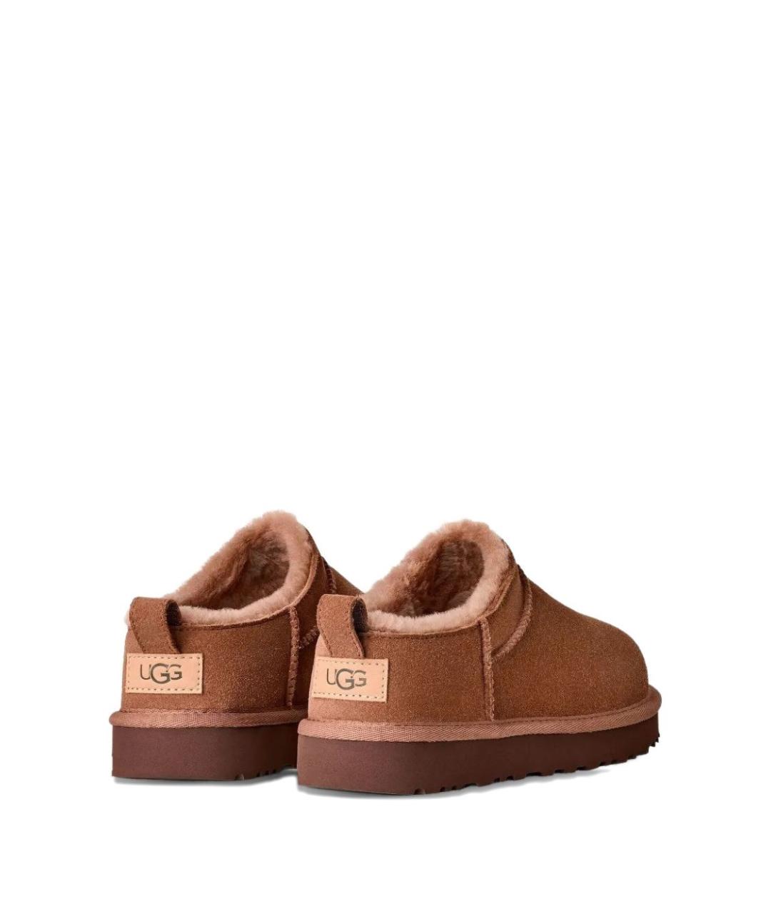 UGG Коричневые кожаные ботинки, фото 3