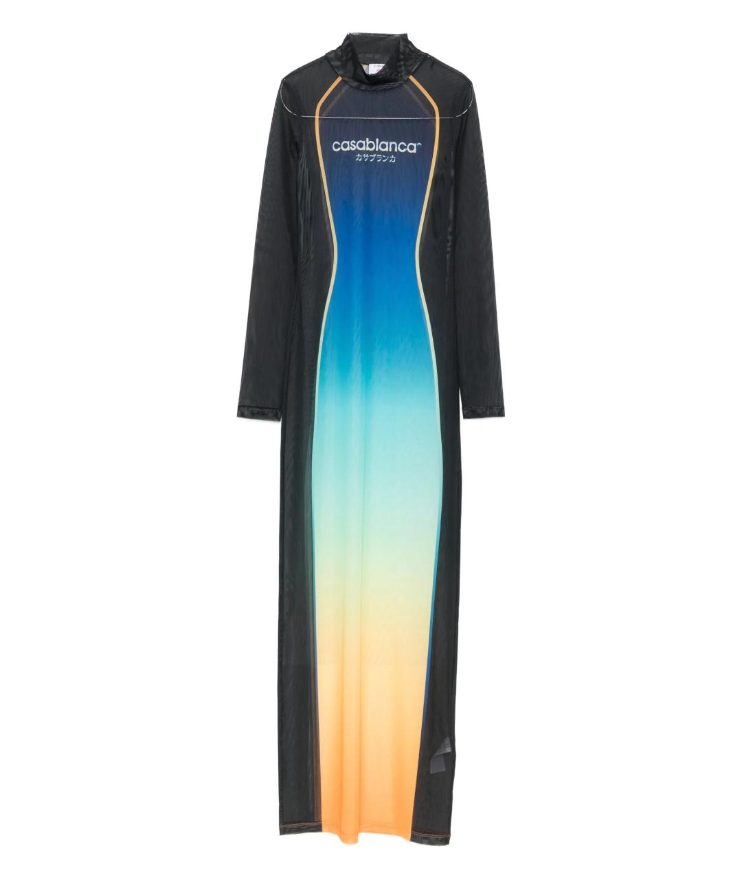 CASABLANCA Мульти полиэстеровое платье, фото 1