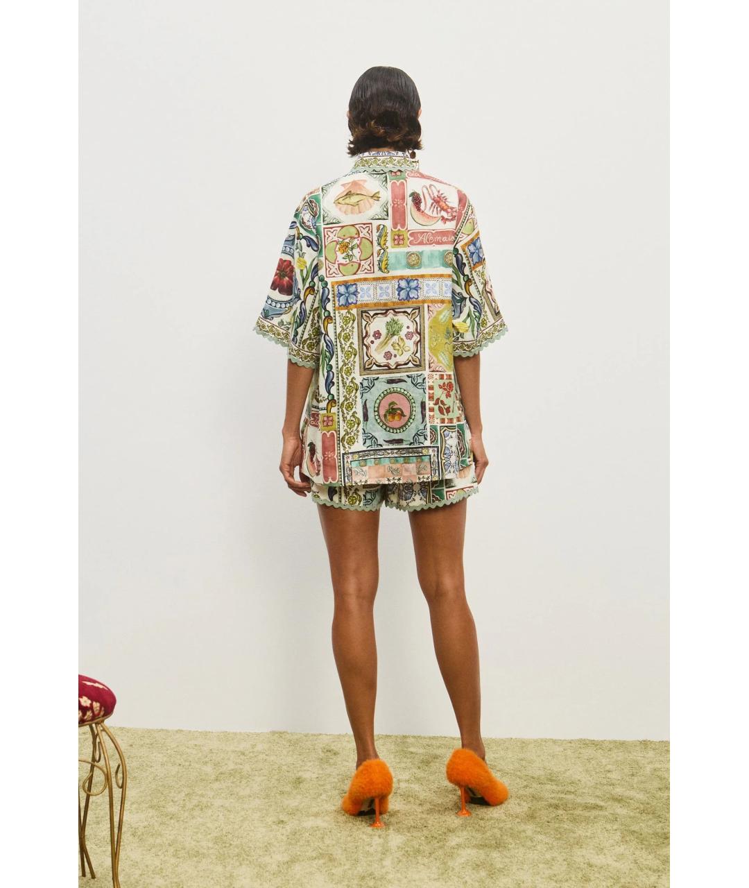 Alemais Мульти льняная рубашка, фото 4