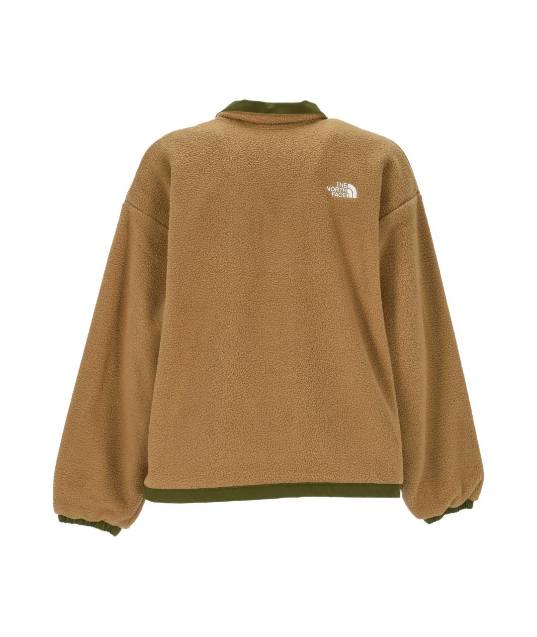 THE NORTH FACE Коричневая полиэстеровая куртка, фото 2