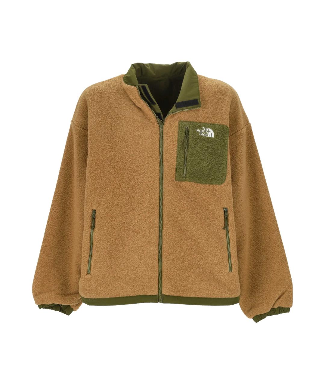 THE NORTH FACE Коричневая полиэстеровая куртка, фото 1