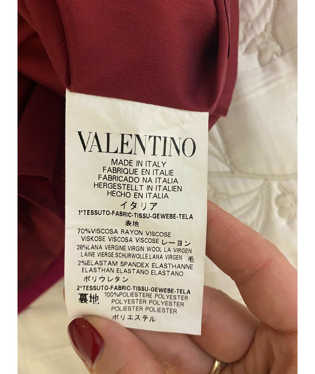 RED VALENTINO Фуксия вискозное коктейльное платье, фото 8